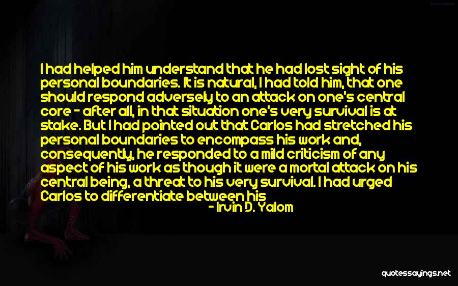 Sobres De Papel Quotes By Irvin D. Yalom Sobres De Papel Quotes By Irvin D. Yalom