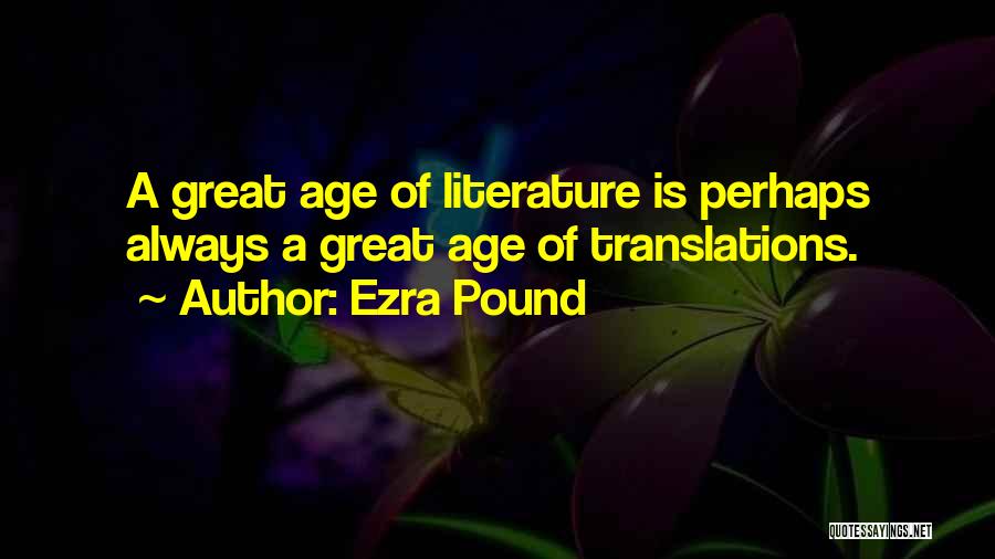 Soccer Announcers Quotes By Ezra Pound