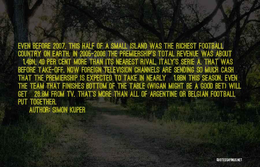 Soccer Or Football Quotes By Simon Kuper