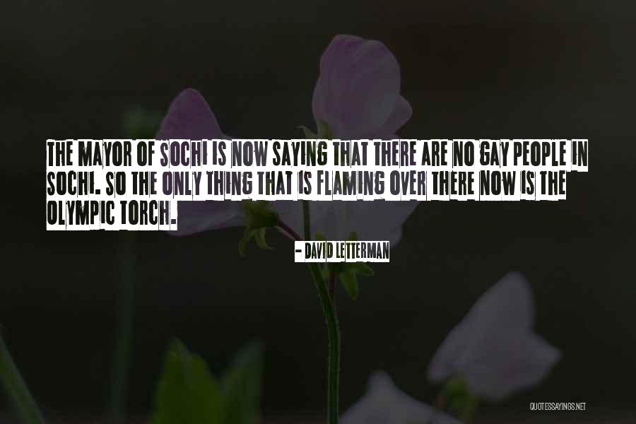 Sochi Quotes By David Letterman Sochi Quotes By David Letterman