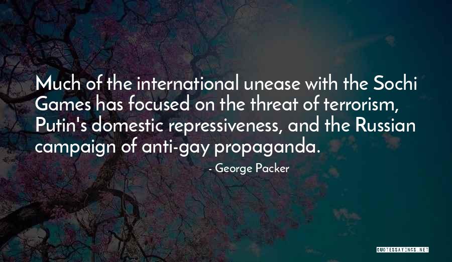 Sochi Quotes By George Packer Sochi Quotes By George Packer