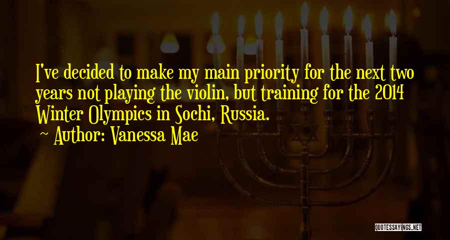 Sochi Winter Olympics Quotes By Vanessa Mae