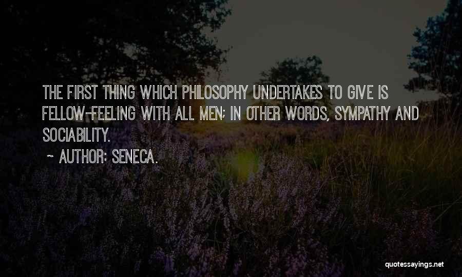 Sociability Quotes By Seneca.