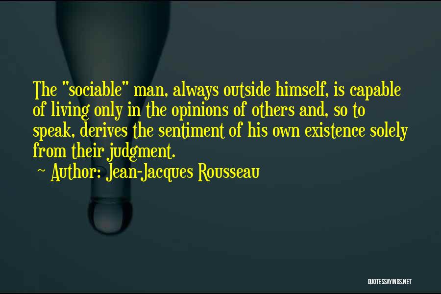 Sociable Quotes By Jean-Jacques Rousseau