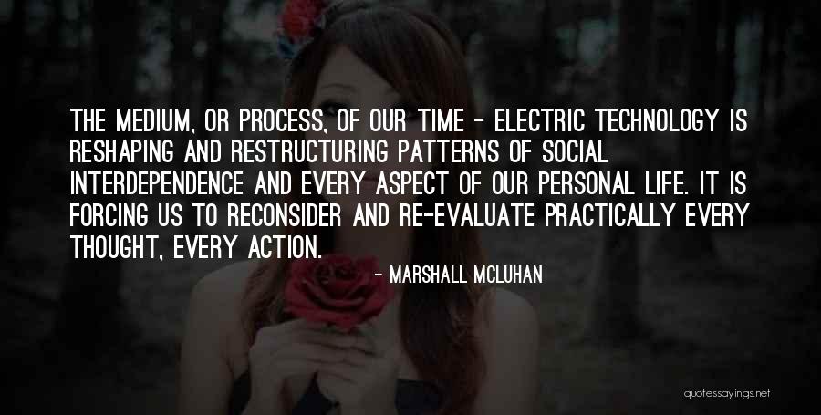 Social Aspect Quotes By Marshall McLuhan