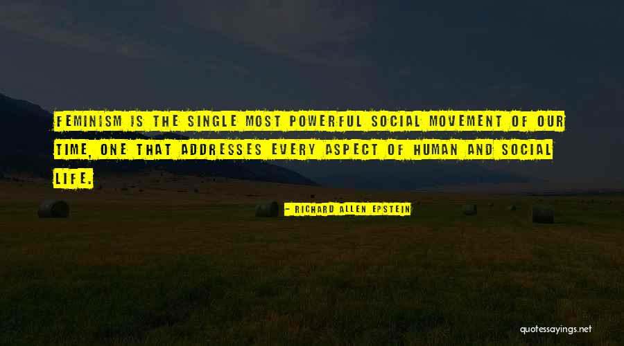 Social Aspect Quotes By Richard Allen Epstein