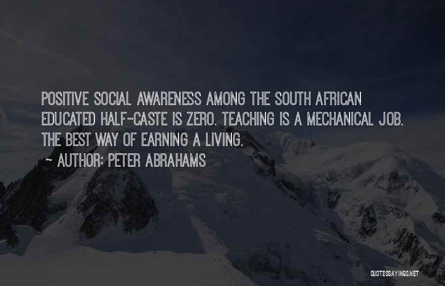 Social Awareness Quotes By Peter Abrahams