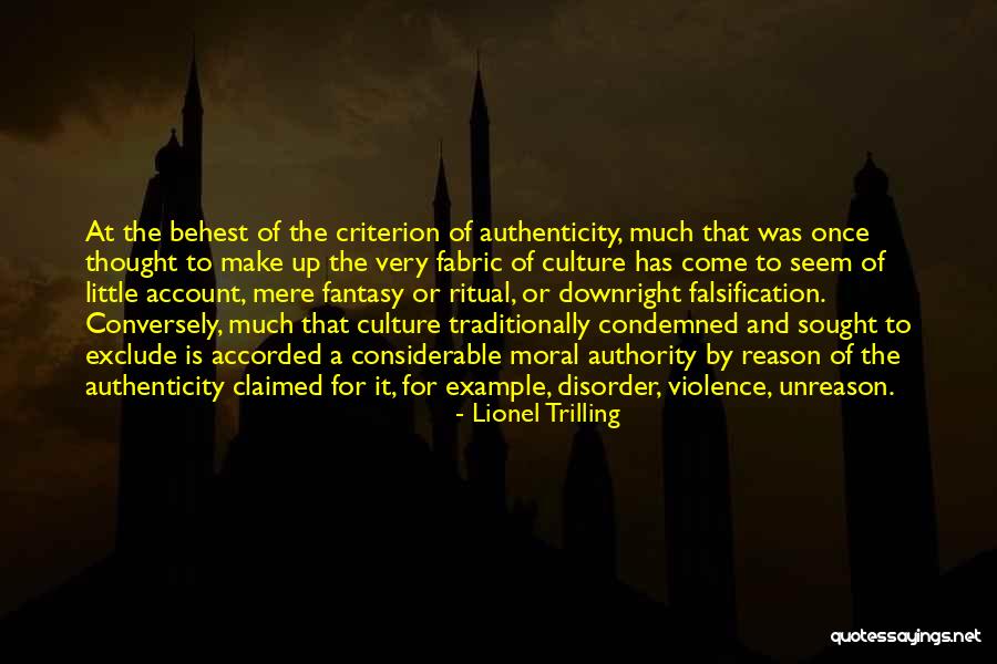 Social Convention Quotes By Lionel Trilling