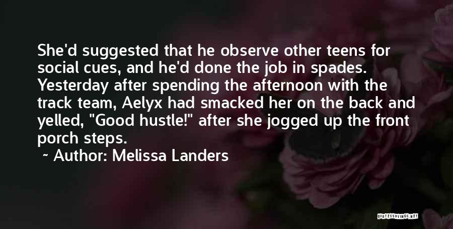 Social Cues Quotes By Melissa Landers
