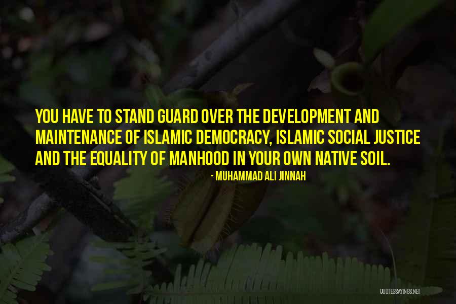 Social Democracy Quotes By Muhammad Ali Jinnah