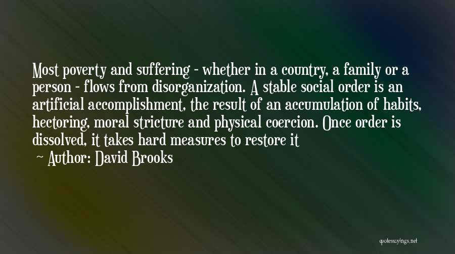 Social Disorganization Quotes By David Brooks