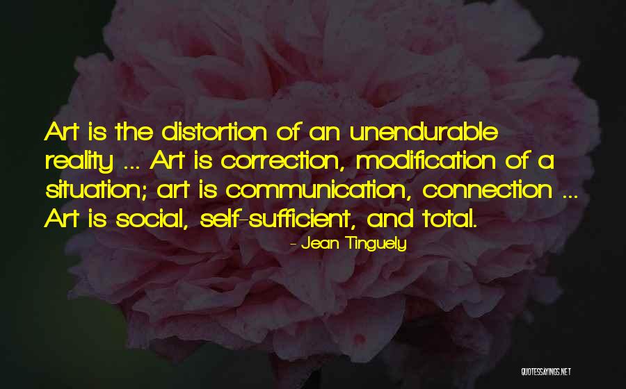 Social Distortion Quotes By Jean Tinguely Social Distortion Quotes By Jean Tinguely