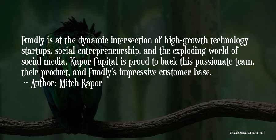 Social Entrepreneurship Quotes By Mitch Kapor