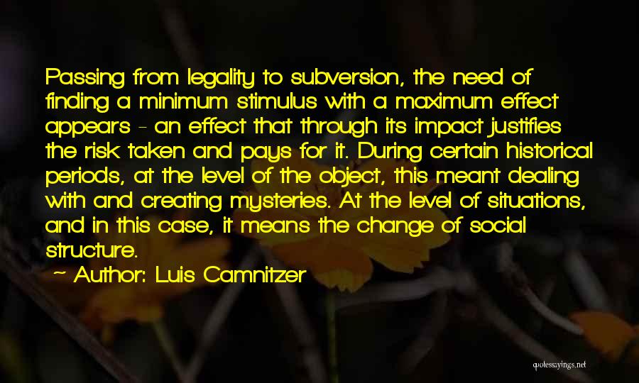 Social Impact Quotes By Luis Camnitzer