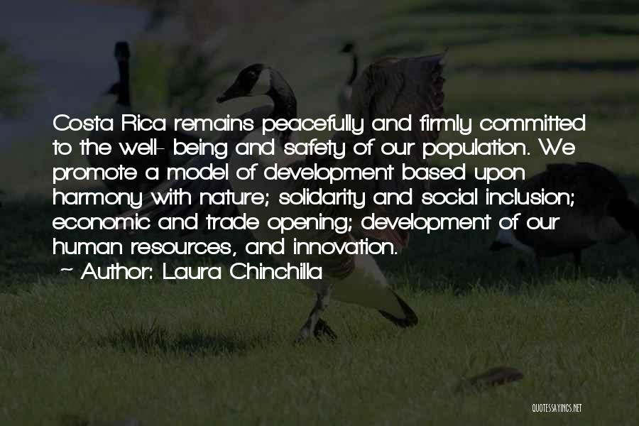 Social Inclusion Quotes By Laura Chinchilla