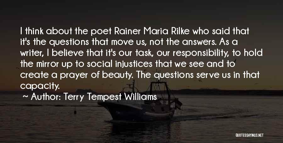 Social Injustices Quotes By Terry Tempest Williams