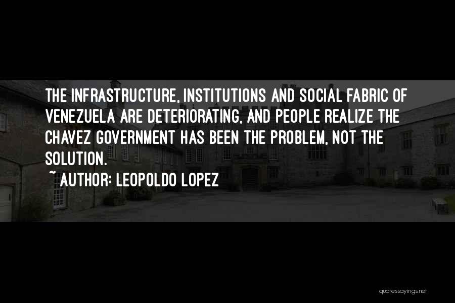 Social Institutions Quotes By Leopoldo Lopez