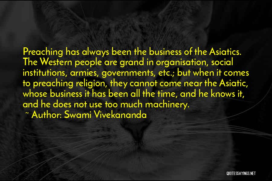 Social Institutions Quotes By Swami Vivekananda