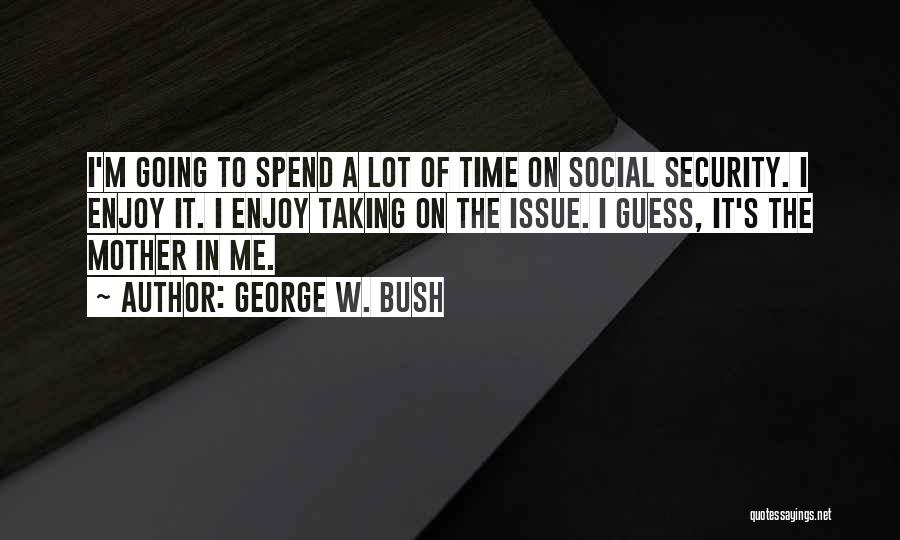 Social Issue Quotes By George W. Bush