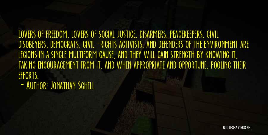 Social Justice Quotes By Jonathan Schell