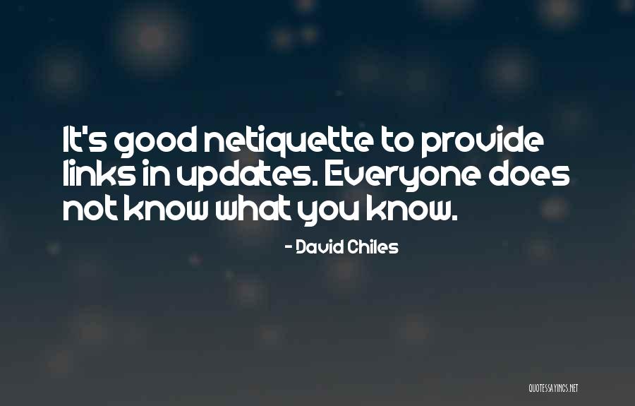 Social Links Quotes By David Chiles Social Links Quotes By David Chiles