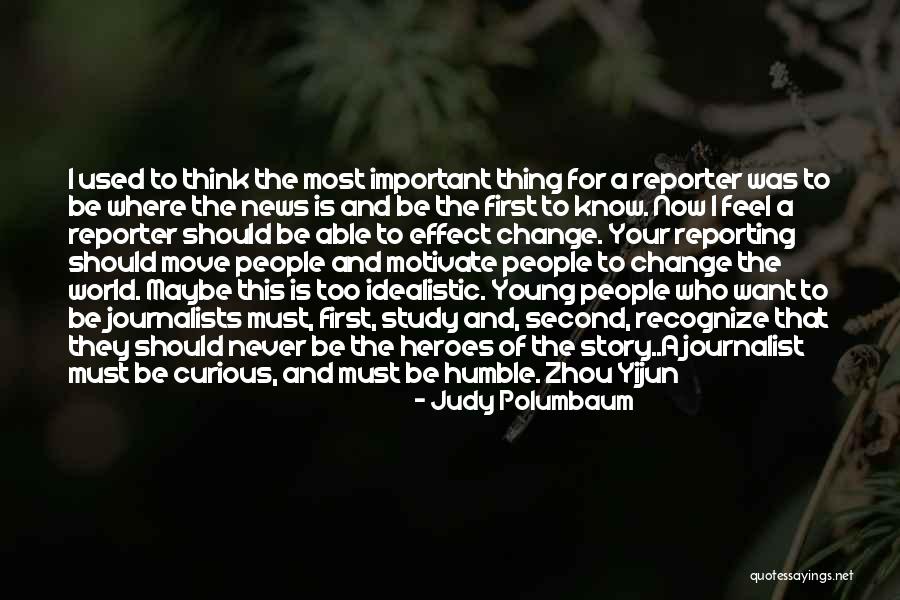 Social Media Change Quotes By Judy Polumbaum