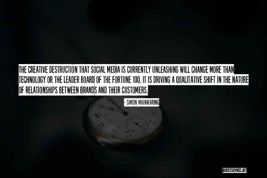 Social Media Change Quotes By Simon Mainwaring