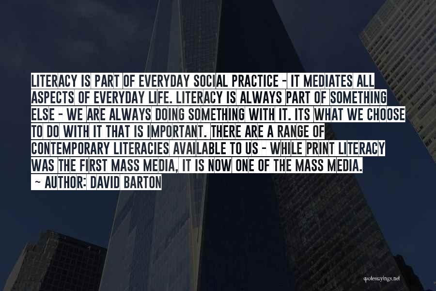 Social Media Life Quotes By David Barton