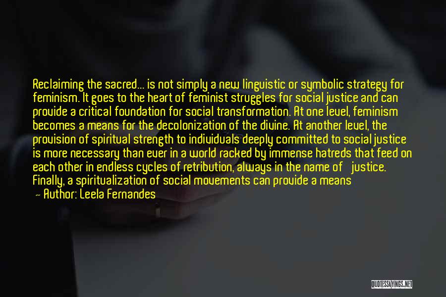Social Movements Quotes By Leela Fernandes