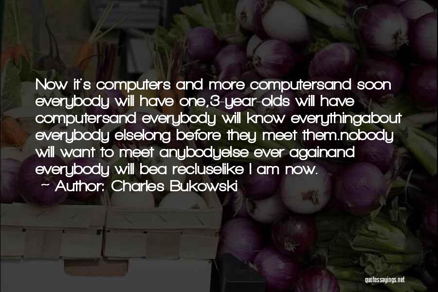 Social Networking Quotes By Charles Bukowski