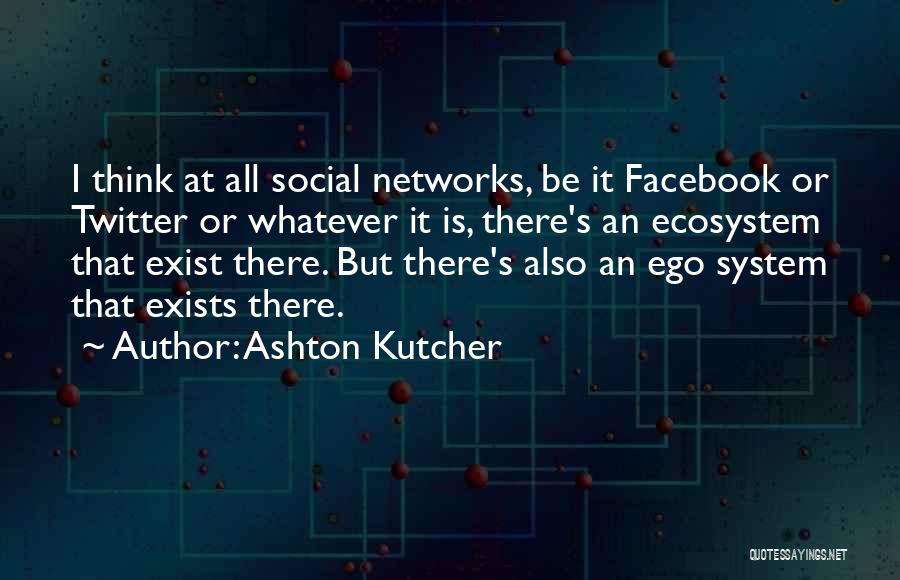 Social Networks Quotes By Ashton Kutcher