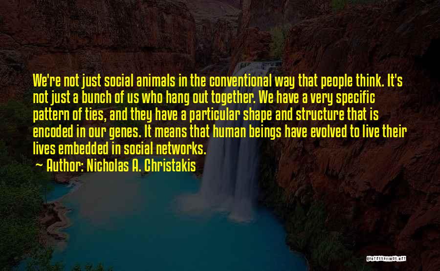 Social Networks Quotes By Nicholas A. Christakis