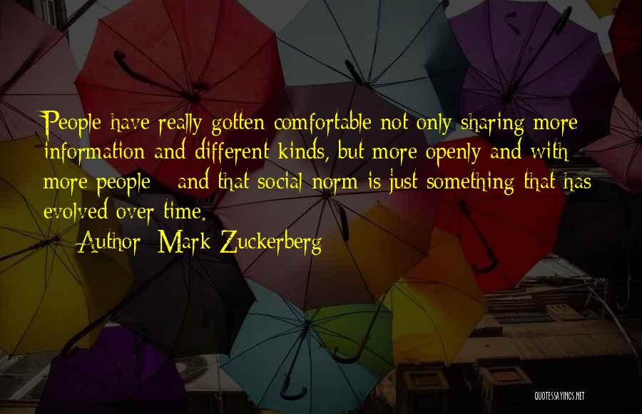 Social Norm Quotes By Mark Zuckerberg