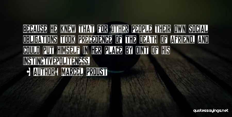 Social Obligations Quotes By Marcel Proust