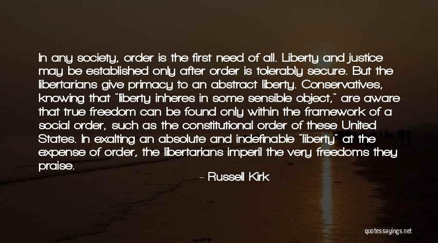 Social Order Quotes By Russell Kirk