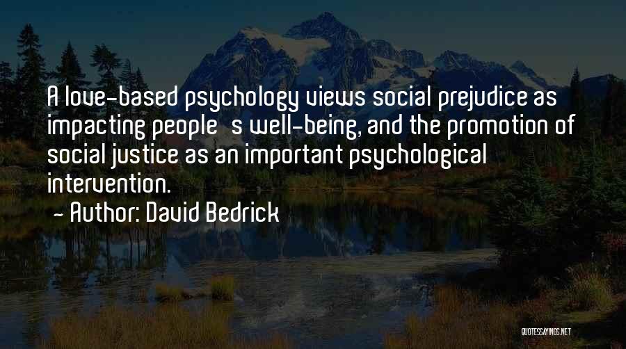 Social Promotion Quotes By David Bedrick