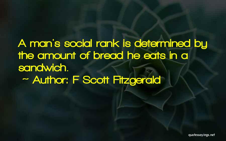 Social Rank Quotes By F Scott Fitzgerald