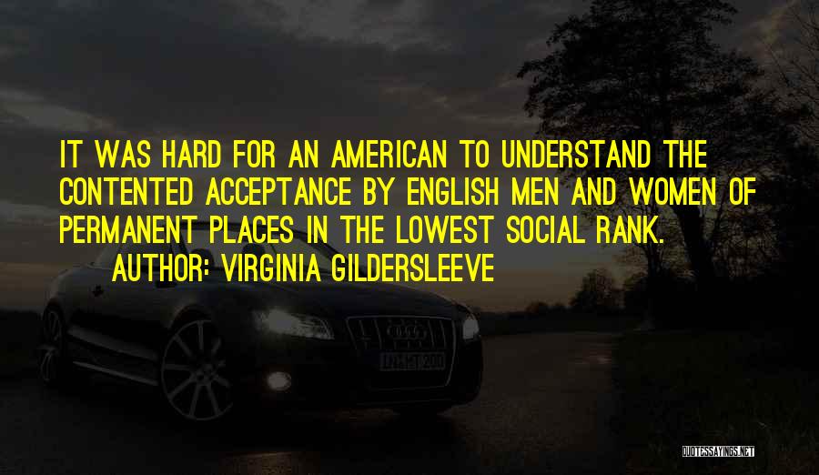 Social Rank Quotes By Virginia Gildersleeve