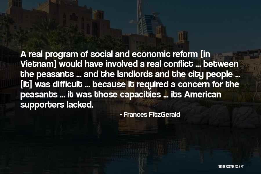 Social Reform Quotes By Frances FitzGerald Social Reform Quotes By Frances FitzGerald