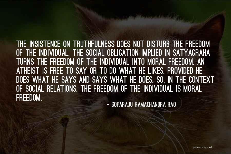 Social Relations Quotes By Goparaju Ramachandra Rao Social Relations Quotes By Goparaju Ramachandra Rao