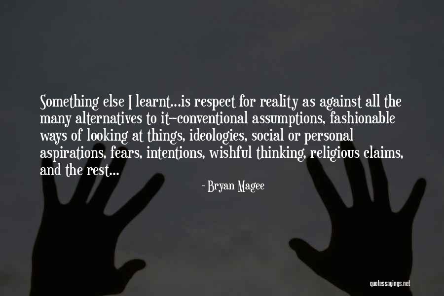 Social Respect Quotes By Bryan Magee Social Respect Quotes By Bryan Magee