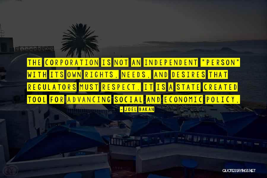 Social Respect Quotes By Joel Bakan Social Respect Quotes By Joel Bakan
