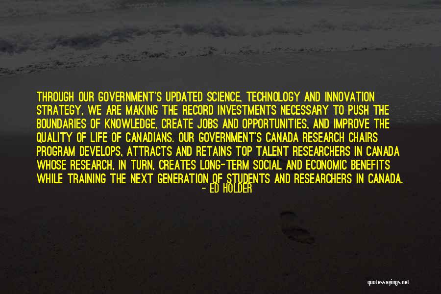 Social Science Quotes By Ed Holder Social Science Quotes By Ed Holder