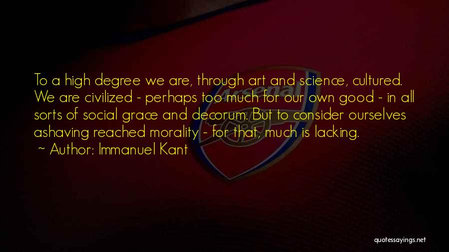 Social Science Quotes By Immanuel Kant