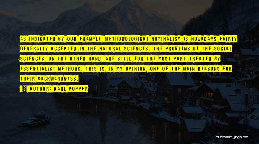 Social Sciences Quotes By Karl Popper