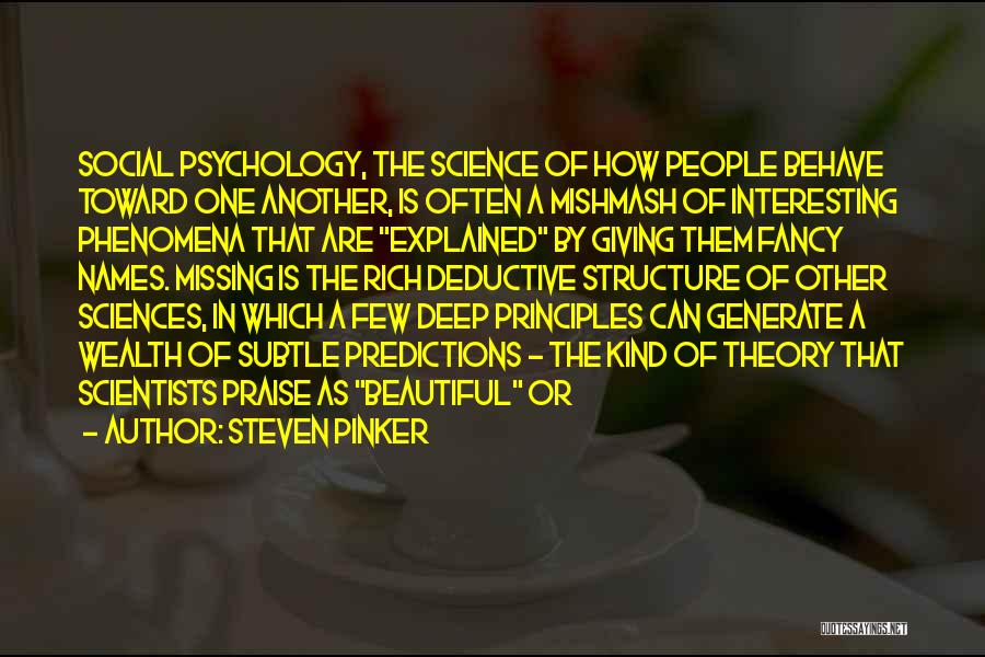 Social Sciences Quotes By Steven Pinker