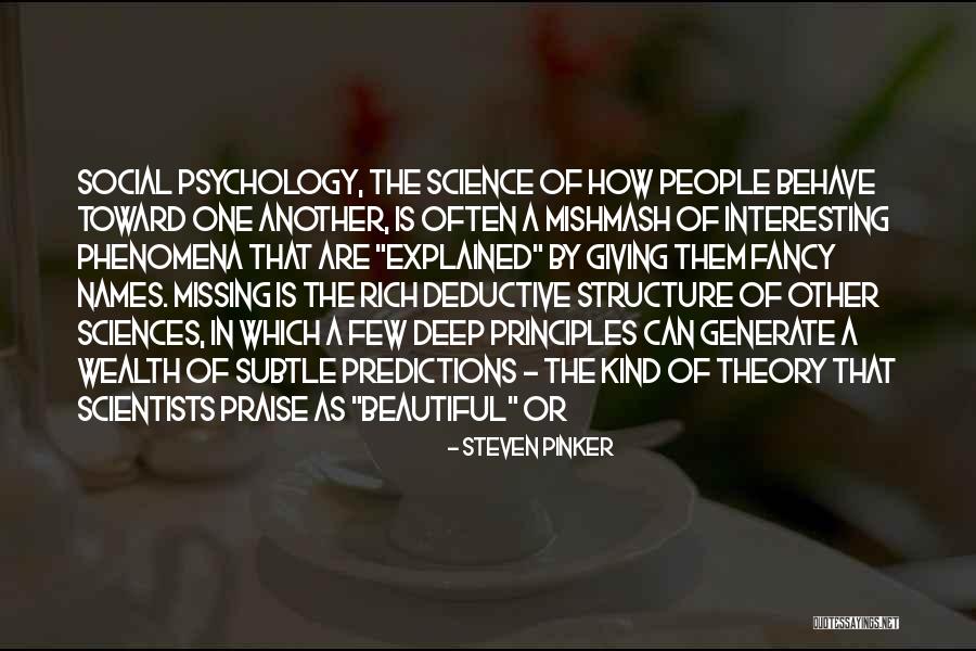 Social Scientists Quotes By Steven Pinker
