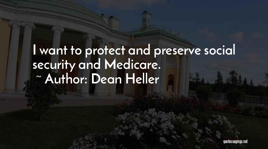 Social Security And Medicare Quotes By Dean Heller