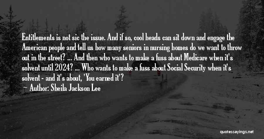 Social Security And Medicare Quotes By Sheila Jackson Lee