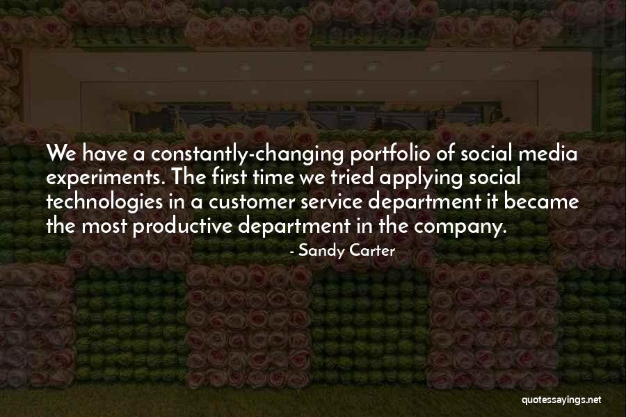 Social Service Quotes By Sandy Carter Social Service Quotes By Sandy Carter